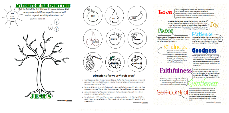 Go beyond behavior, straight to the heart with our Fruit of the Spirit Tree. This unique "behavior" chart will help your children focus on godly character as they fill their tree with "good fruit" everyday.