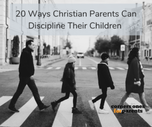 family walking in the city - Christian parenting discipline