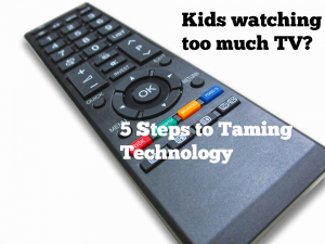 Kids Watching Too Much TV? Tips on how to tame technology.