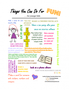 Lds Primary Prayer Chart Printable